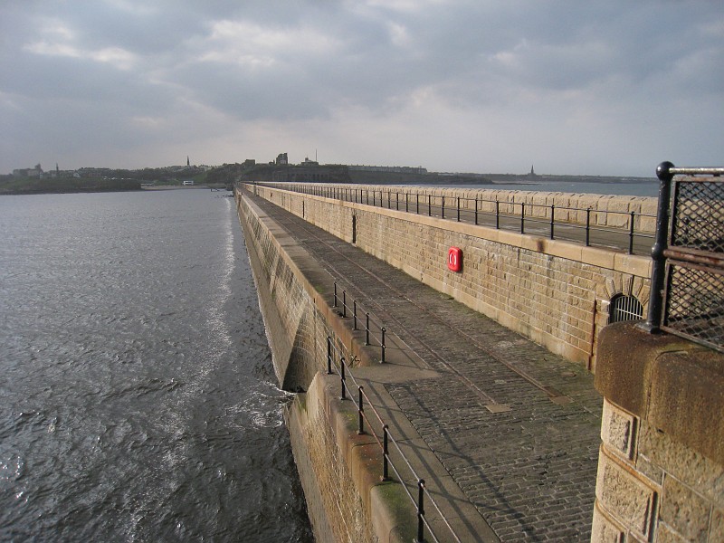 2011 UK England Newcastle  0250.jpg - A visit to Newcastle in the UK, April 2011. The first day was getting there, seeing downtown, shopping, "The Keep", the Grand Hotel, and the coast.